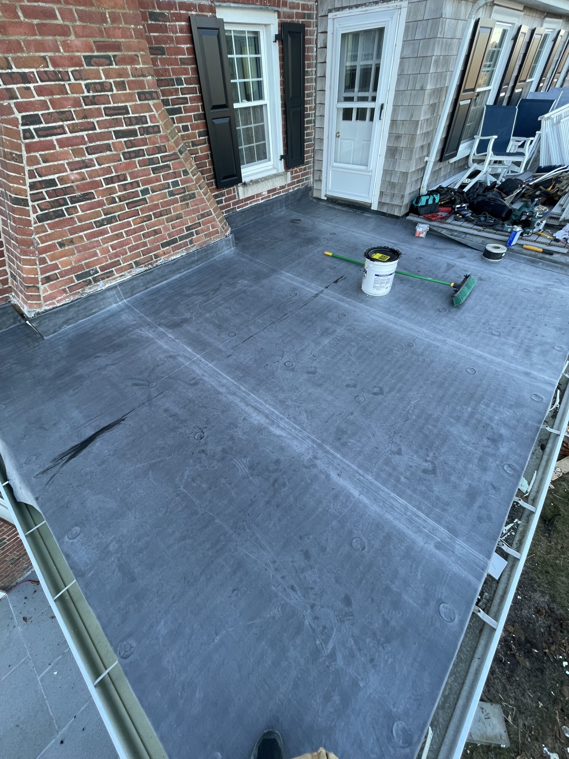 Professional flat roof repair Cape Cod - flat roofing repair near me and flat roof leak repair specialists