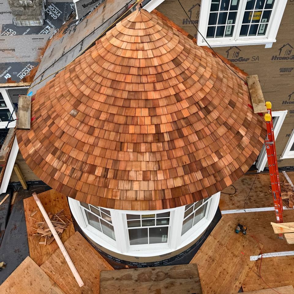 Woods Hole roofing project