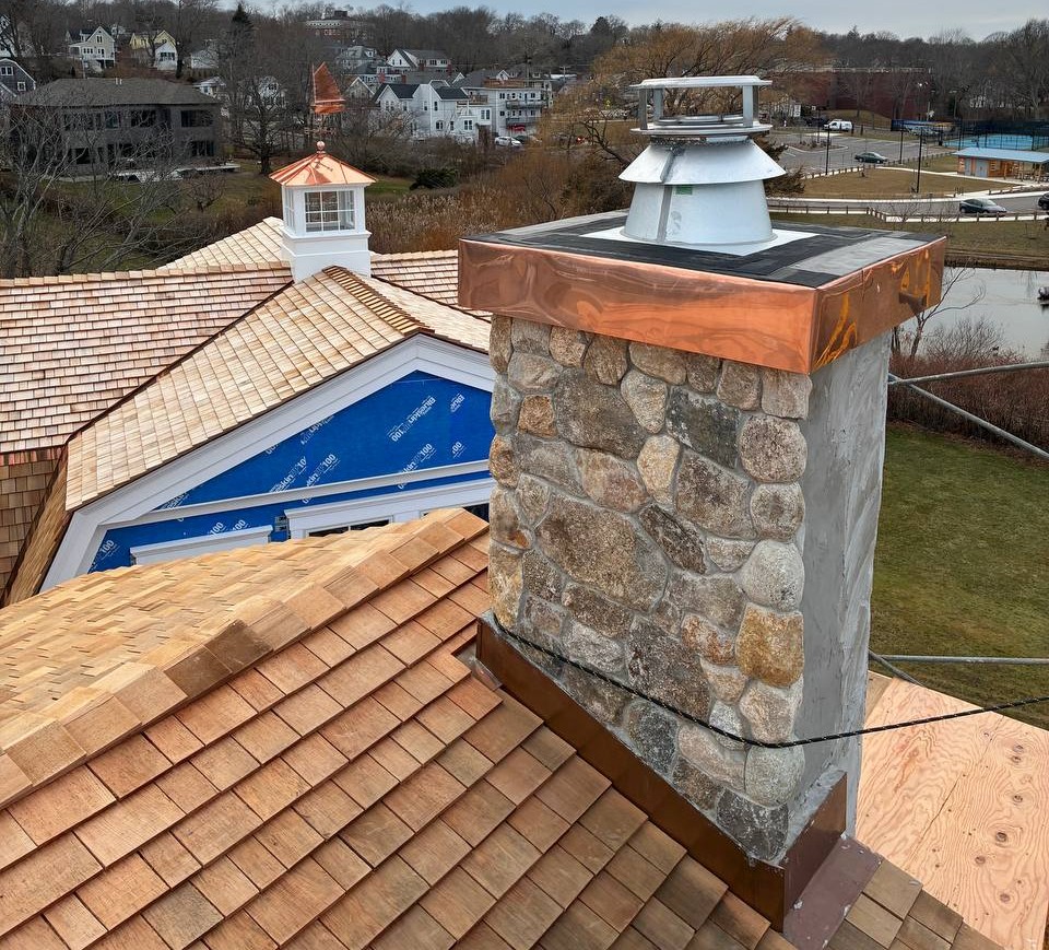 Chimney flashing - view 1