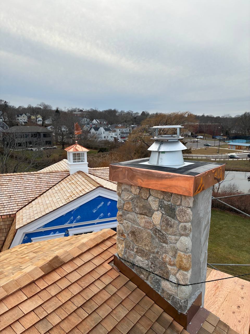 Chimney flashing - view 2