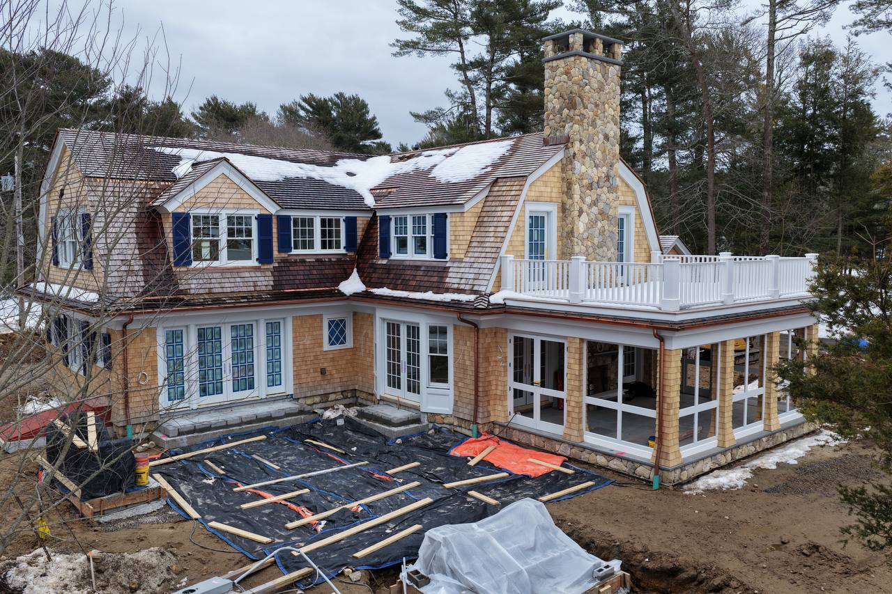 EPDM roof installation flat areas