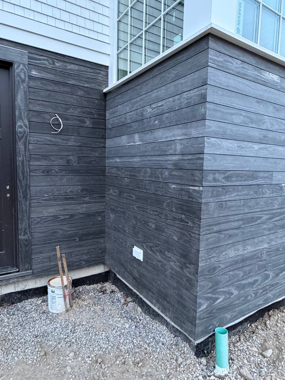 Siding panel alignment detail