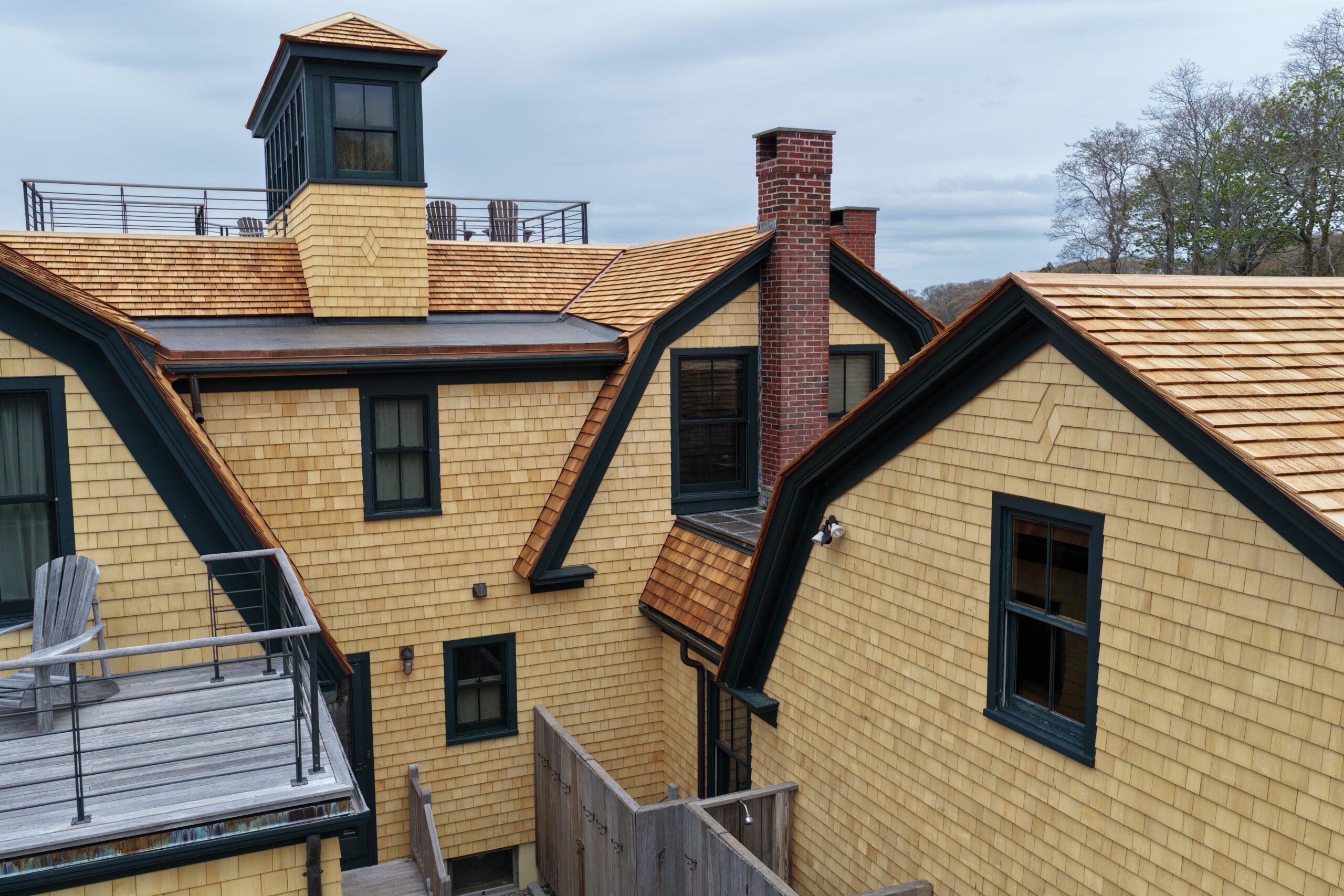 Yellow cedar siding - view 9