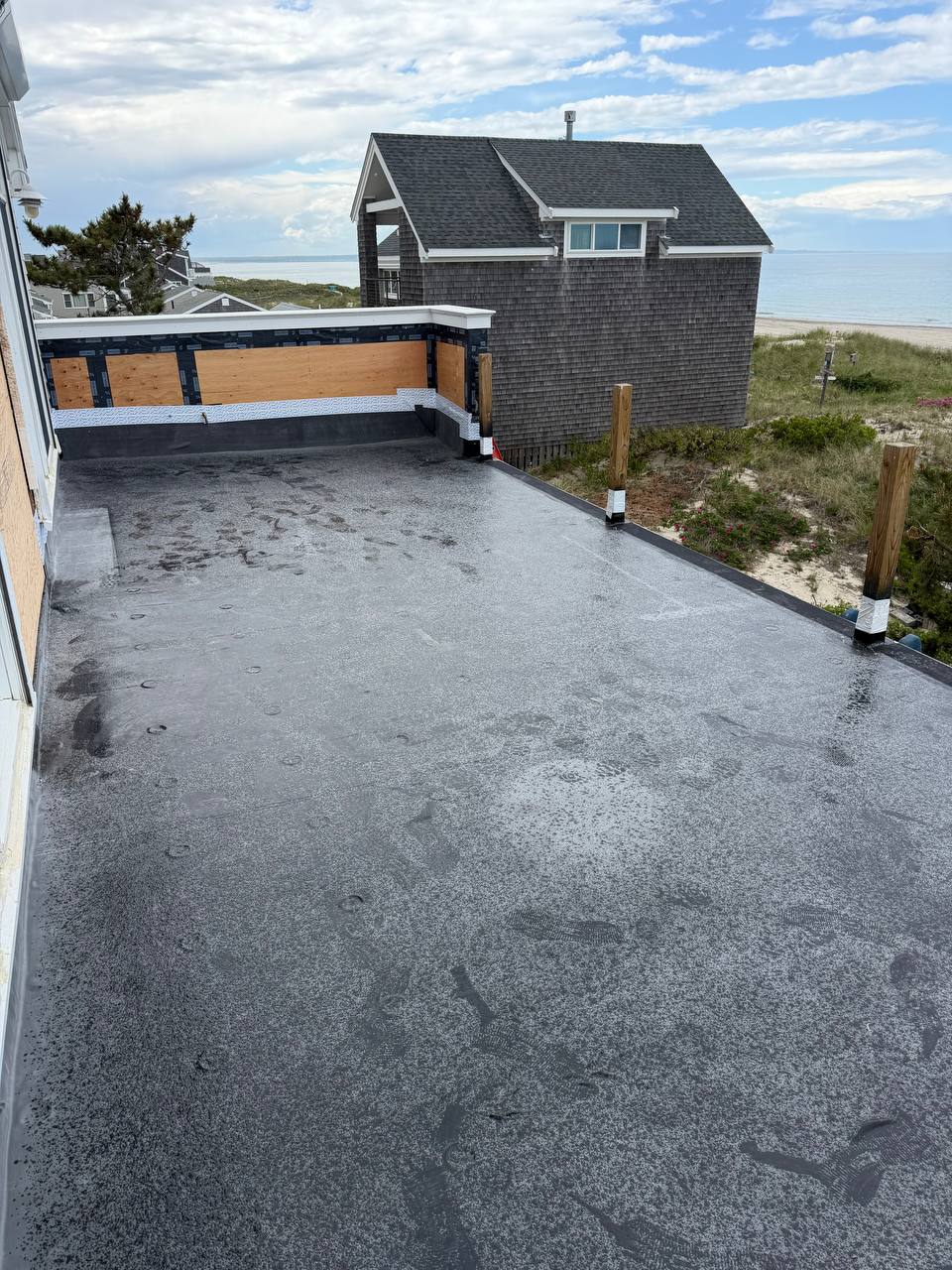 Flat roof replacement completed one day Sandwich