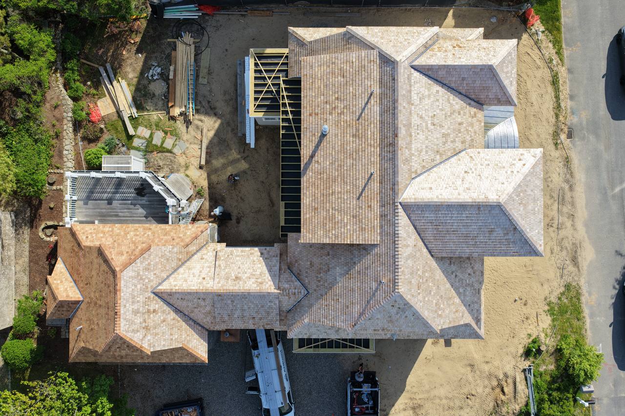 Completed roof with quality craftsmanship