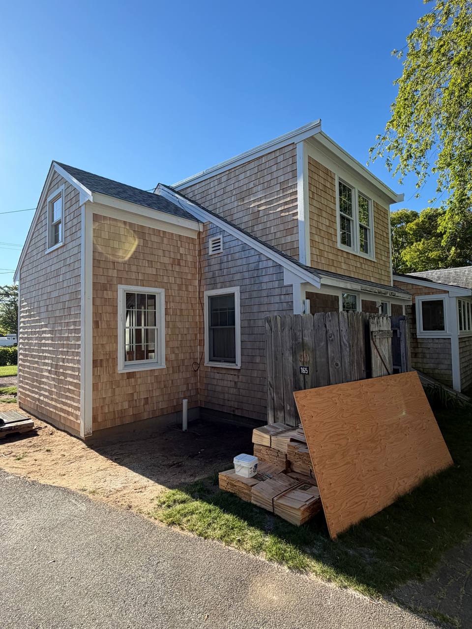 New dormer window and fresh shingles