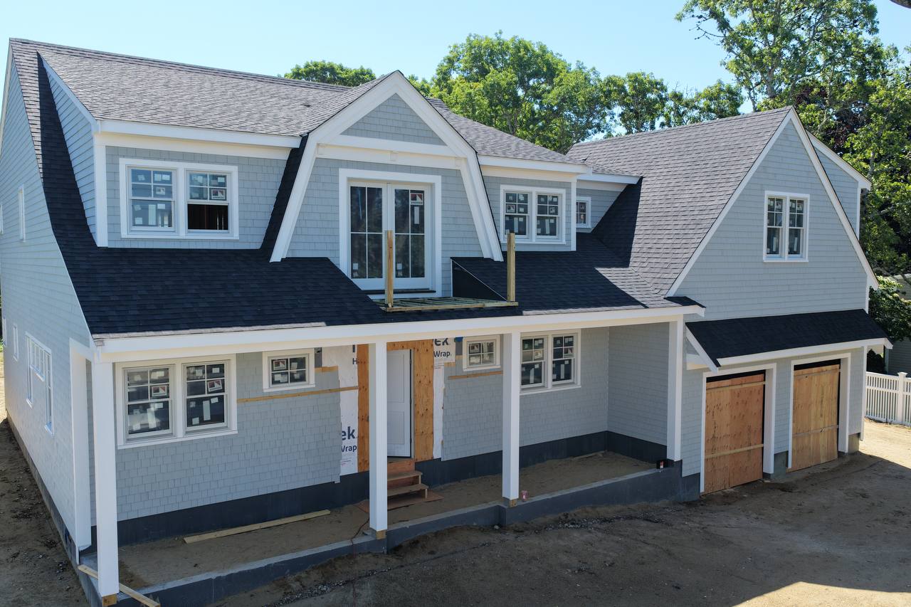 Front facade progress