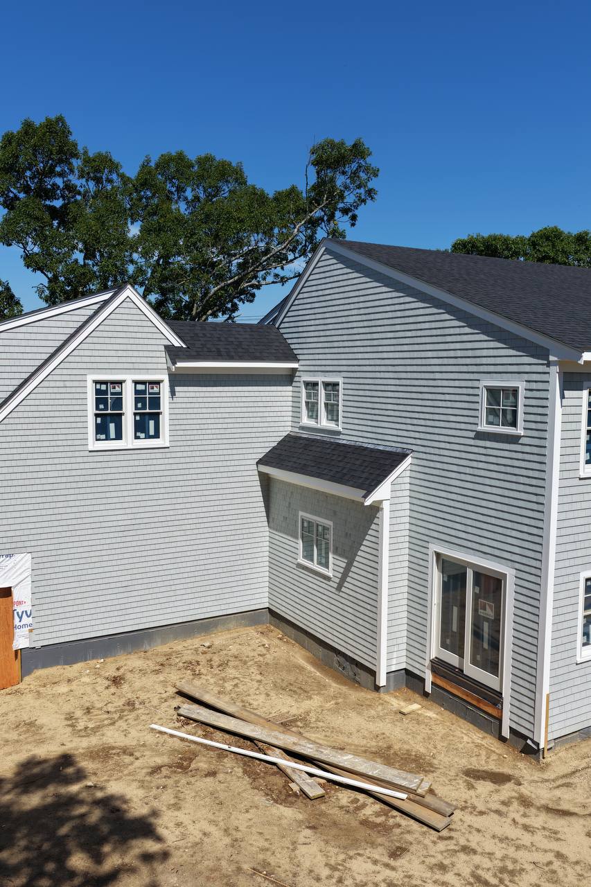 Final touches on exterior
