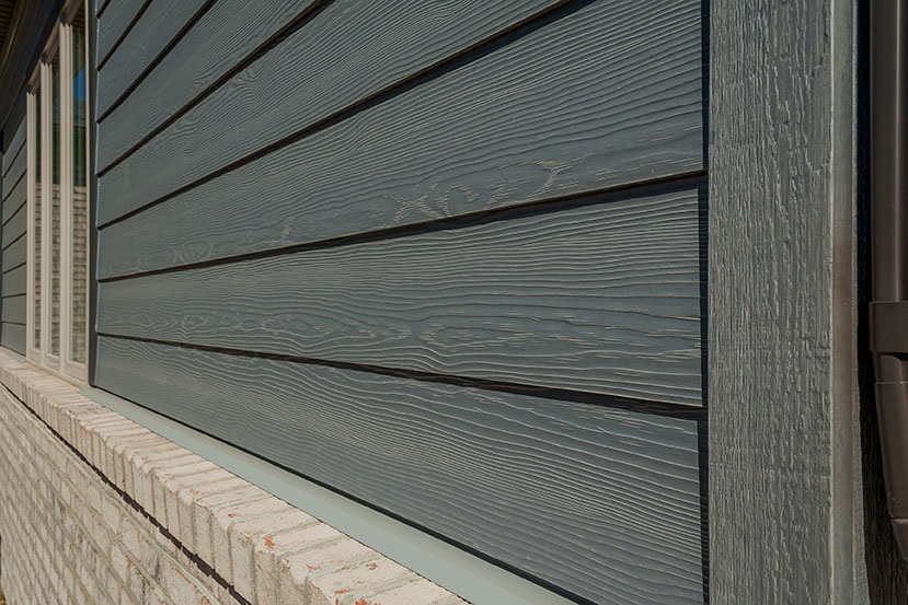 Fiber cement exterior home